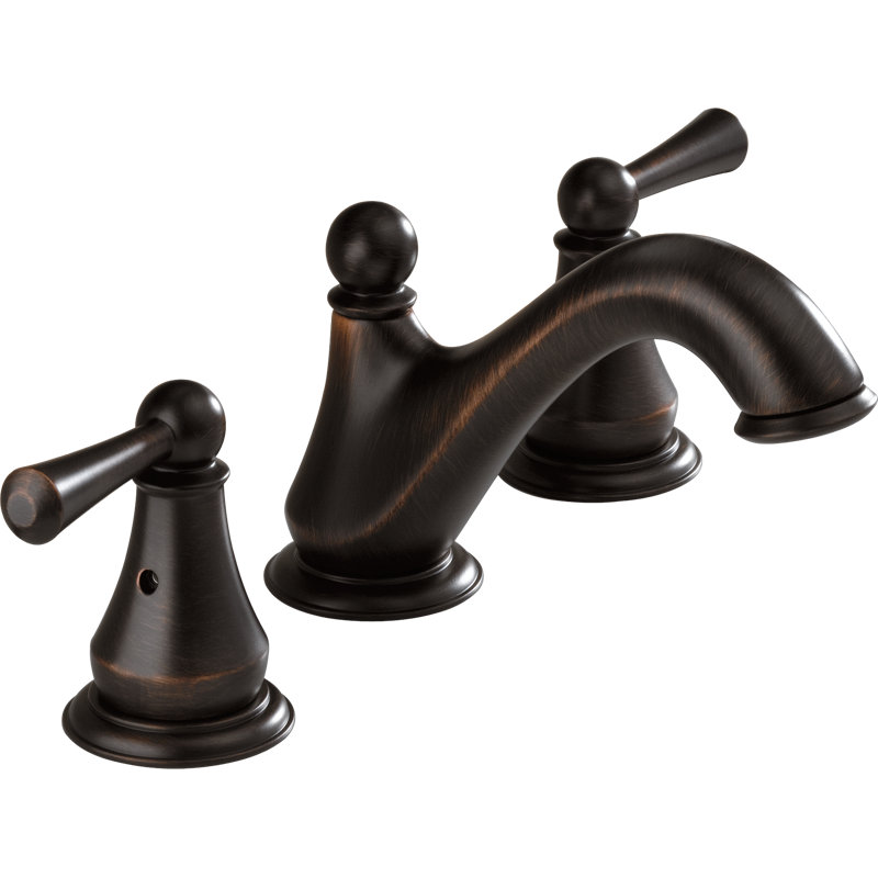 35902LF-RB Delta Lewiston Widespread Bathroom Faucet with Drain